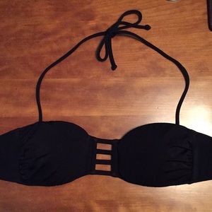 Victoria’s Secret Black Bandeau Bikini Top